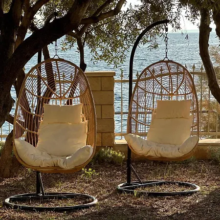 Luxury Seaside With A Classic Mediterranean Olive Garden, A Fully Equipped Professional Kitchen, Pool, Sauna, Padle Boards And Canoe - Miolin House ヴィラ *