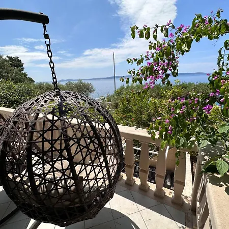 Luxury Seaside With A Classic Mediterranean Olive Garden, A Fully Equipped Professional Kitchen, Pool, Sauna, Padle Boards And Canoe - Miolin House ヴィラ トロギール