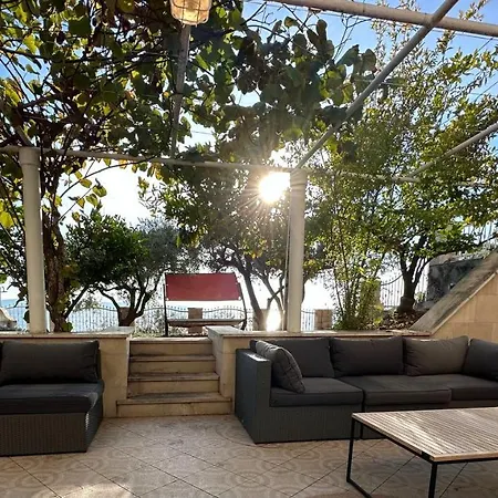 ヴィラ Luxury Seaside With A Classic Mediterranean Olive Garden, A Fully Equipped Professional Kitchen, Pool, Sauna, Padle Boards And Canoe - Miolin House