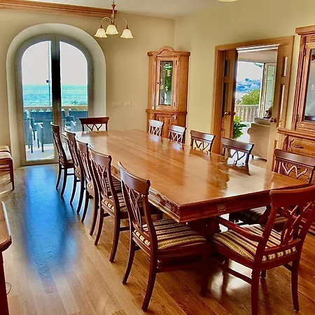 ヴィラ Luxury Seaside With A Classic Mediterranean Olive Garden, A Fully Equipped Professional Kitchen, Pool, Sauna, Padle Boards And Canoe - Miolin House *